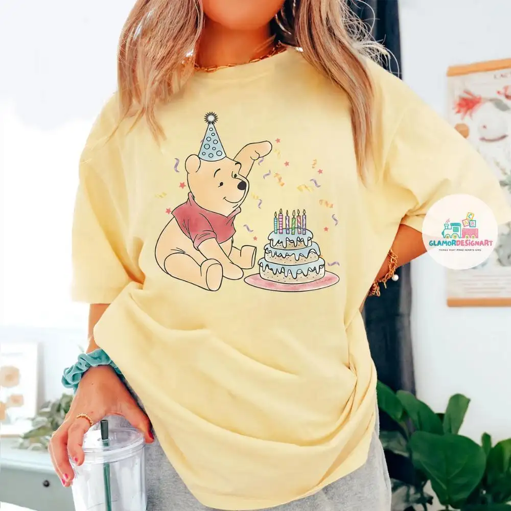 Winnie the Pooh Birthday Shirt Disney Gift