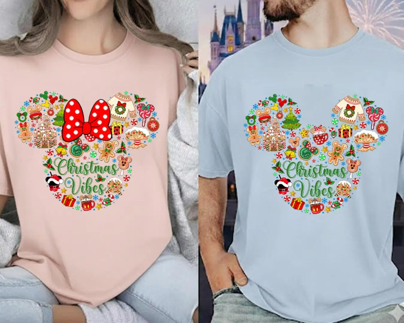 Custom Disneyland Christmas Shirt, Disneyland Vacation Family Shirts 00, Mickey Minnie Couple Christmas Shirt, Disneyland Matching Shirt