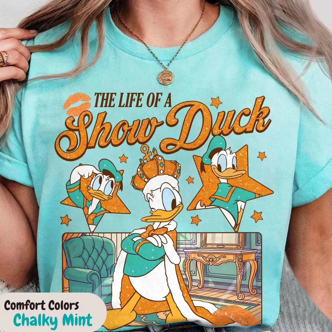 The Life Of A Showduck Daisy Shirt, Disneyland Showgirl Matching Shirt, Showgirl Era Shirt, Daisy Duck Showgirl Shirt, The Life Of A Shirt