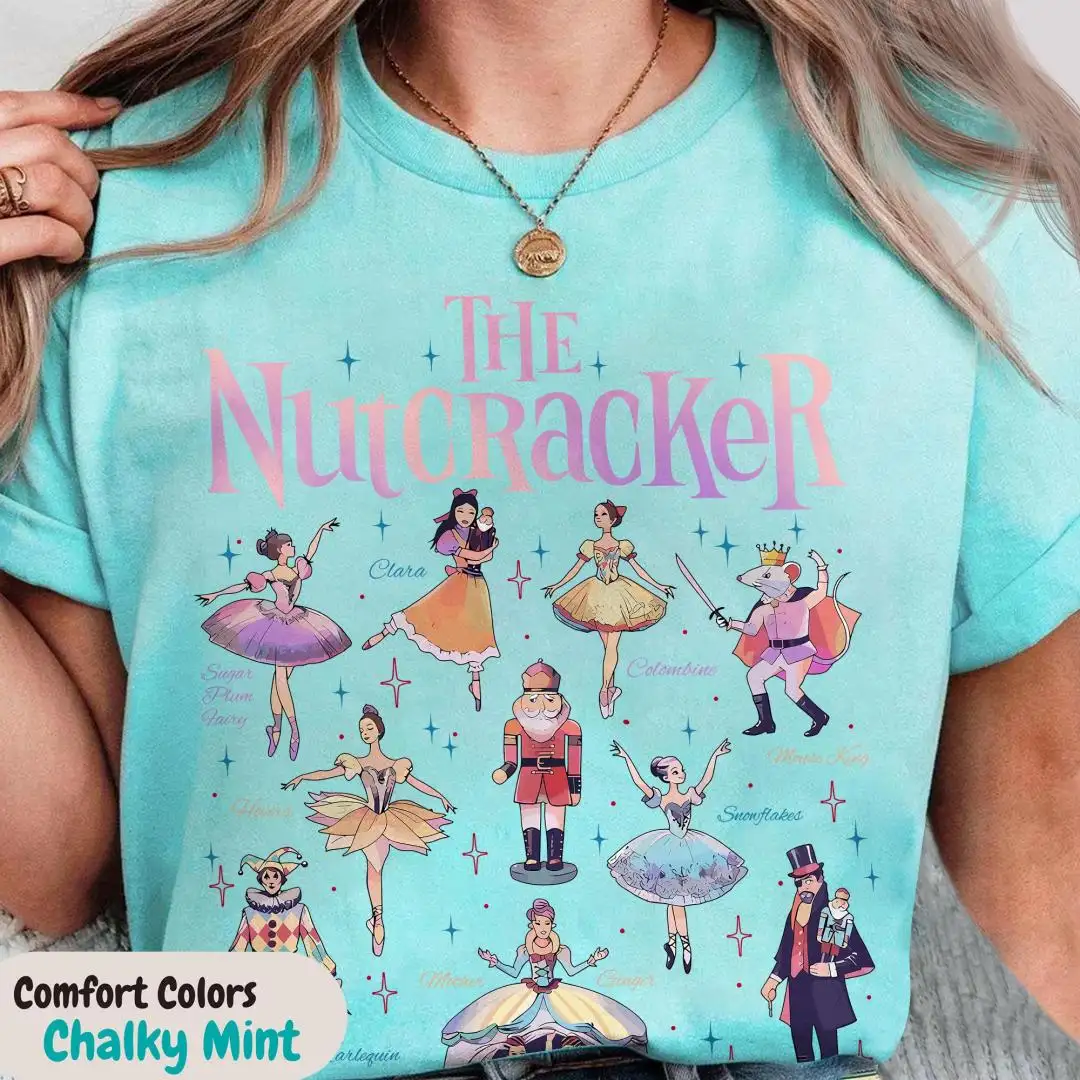 Cute The Nutcracker Christmas Shirt, Holiday Gift, Womens Christmas Hoodie, Christmas Group Shirt, Nutcracker Comfort Colors Tshirt
