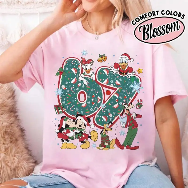Disneyland Six Seven Meme Christmas Shirt 67 Mickey And Friends Christmas Shirt 67 Couples Xmas Shirt Family Matching Christmas 2025 Tee 10