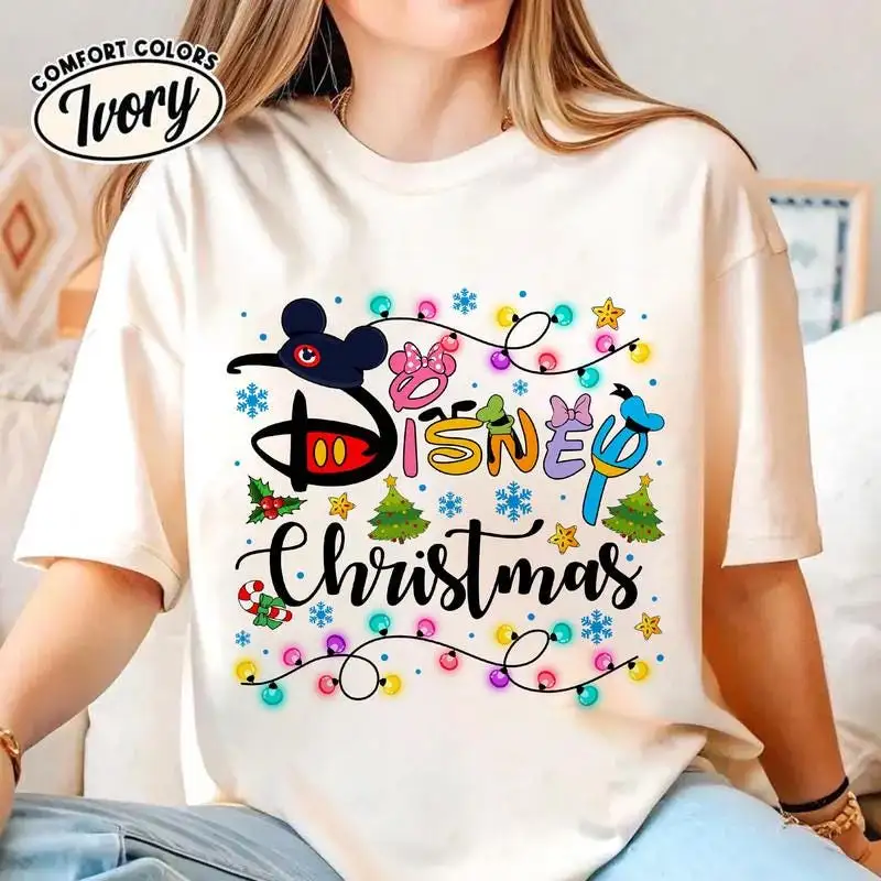 Disneyland Very Merry Christmas Shirt, Disneyworld Christmas Matching Shirt, Disneyland Christmas Shirt, Mickey and Friends Christmas Tee 00