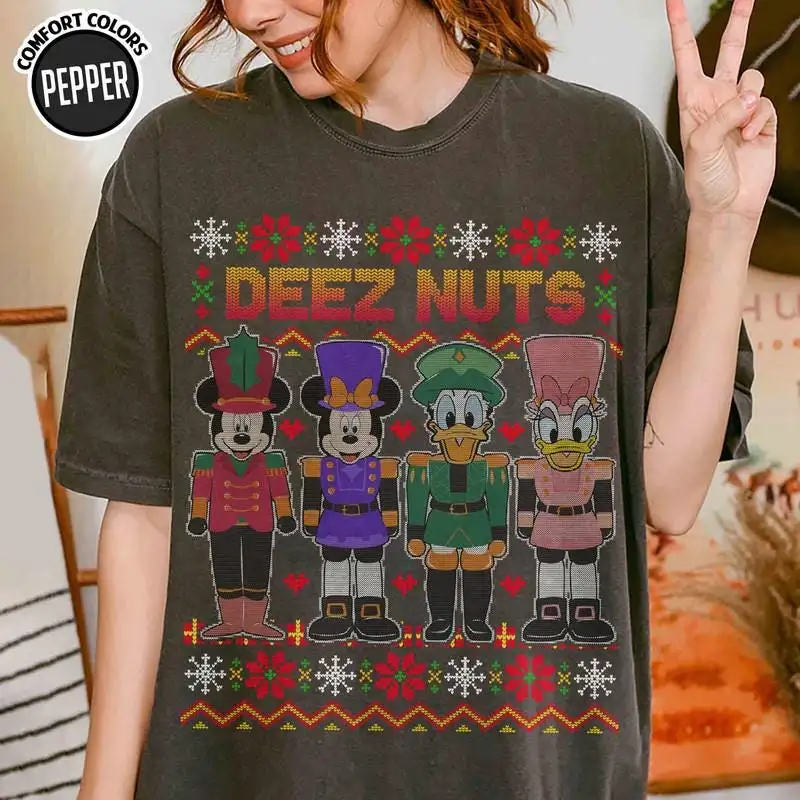 Disneyland Mickey Nutcracker Deez Nuts Christmas Shirt, Mickey And Friends Christmas Shirt, The Nutcracker Shirt, Disneyland Christmas 07