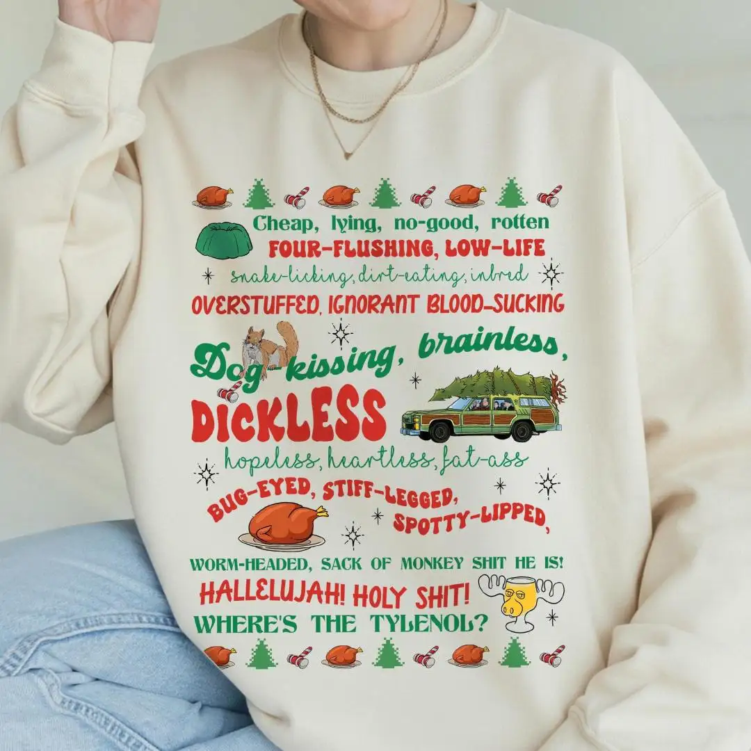 National Lampoon's Christmas Vacation Shirt, Clark Freak Out Xmas Movie Shirt, Family Xmas Shirt, Dickless Shirt, Griswold Christmas Shirt