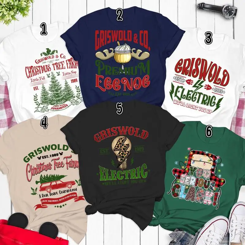 Griswold Family Christmas Tshirt National Lampoon's Christmas Vacation Tee Christmas Vacation Movie Shirt Matching Family Vacation Shirt 03