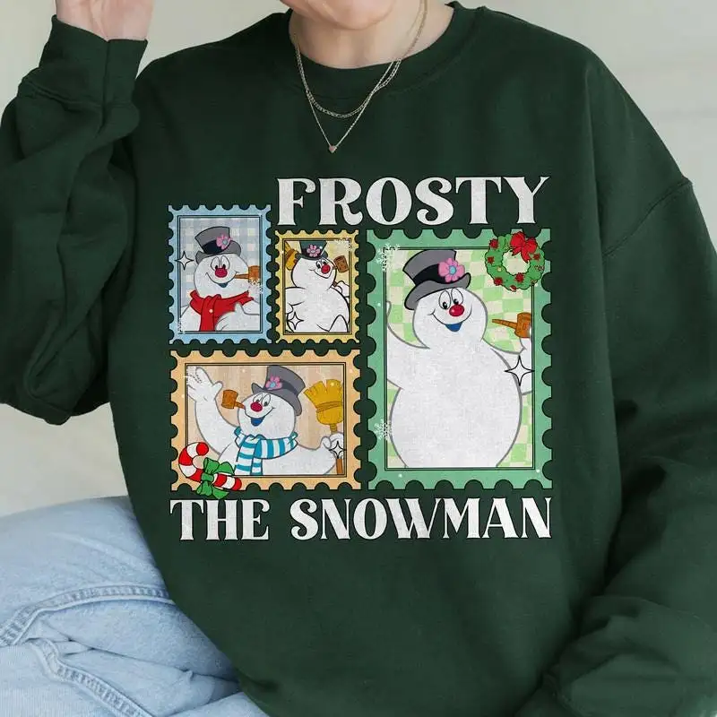 Frosty The Snowman Christmas Comfort Colors Shirt Frosty Snowman Shirt Merry Christmas Rudolph The Red Nosed Reindeer Shirt Xmas Gift 06