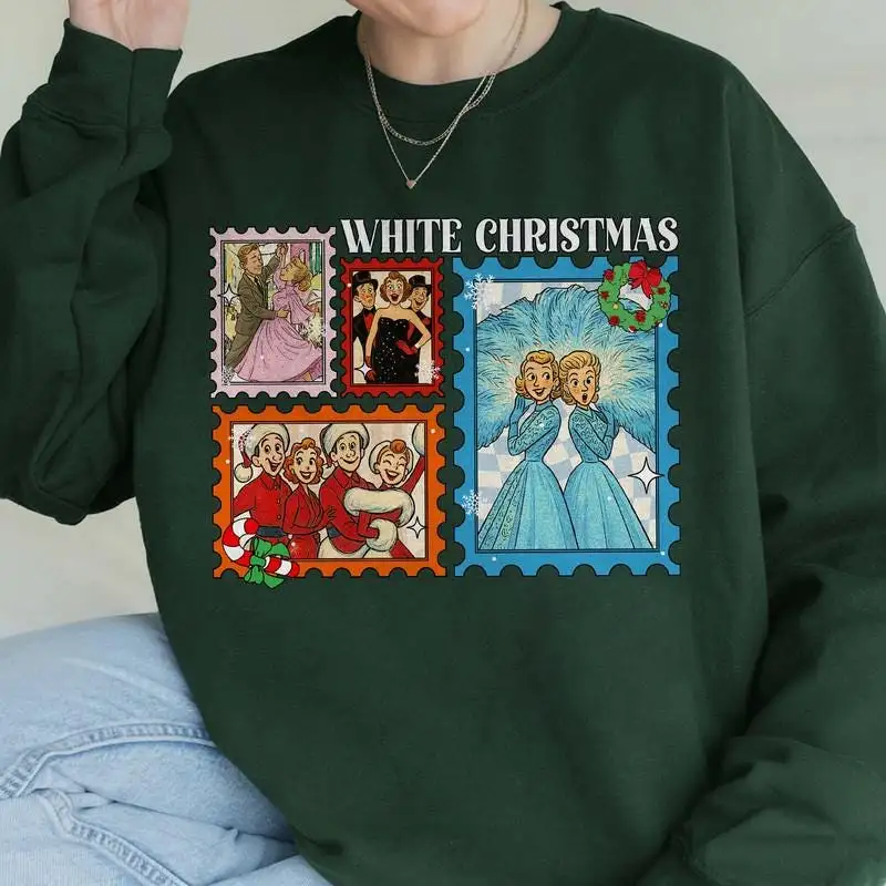 White Christmas Comfort Colors Shirt, White Christmas Movie Shirt, Christmas Family Matching Trip Tee 02, Haynes Sisters Christmas Shirt