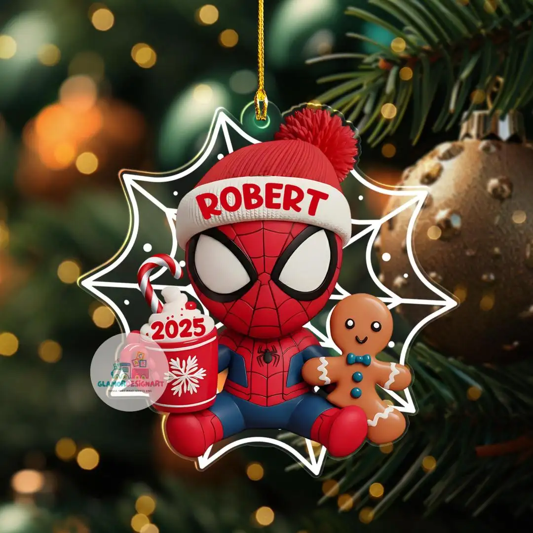 Custom Spider-Man Christmas Shirt for Kids