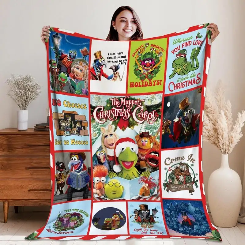 Personalized The Muppet Christmas Blanket, The Muppet Show Blanket 18, Christmas Gift, Muppet Blanket, The Muppet Lovers Blanket