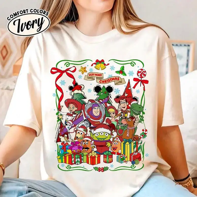 Disneyland Toy Story Very Merry Christmas Shirt Pixar Christmas Shirt Disneyland Christmas Light Shirt Disneyland Xmas Family Group Shirt 10