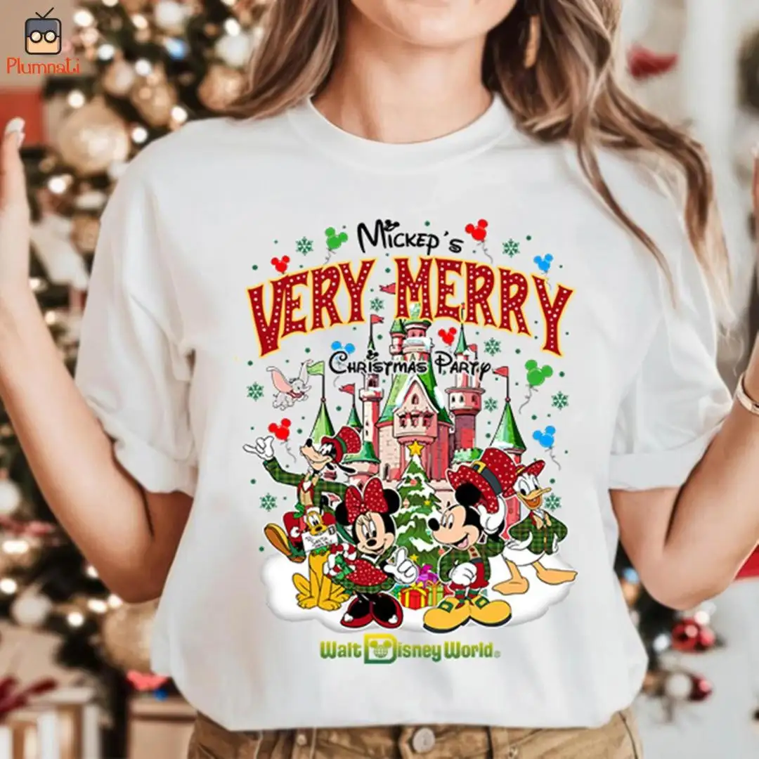 Disneyland Mickey's Very Merry Christmas Shirt, Family Christmas, Mickey And Friends Christmas Shirt, Disneyland Christmas Holiday Shirt
