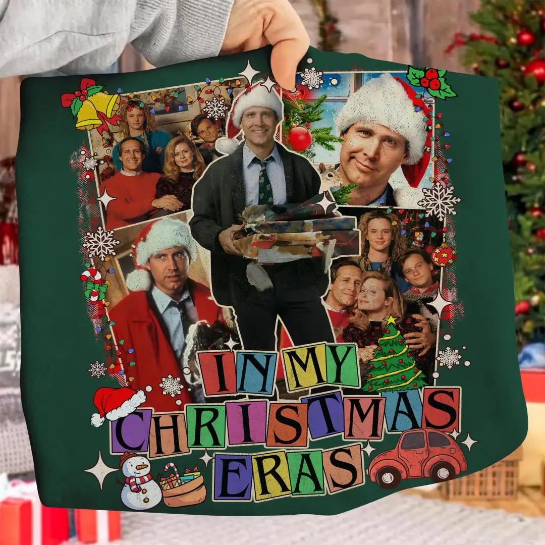 National Lampoon’s Christmas Vacation Shirt In My Christmas Eras Shirt Christmas Movie Shirt Family Matching Christmas Shirt Xmas Gift Tee