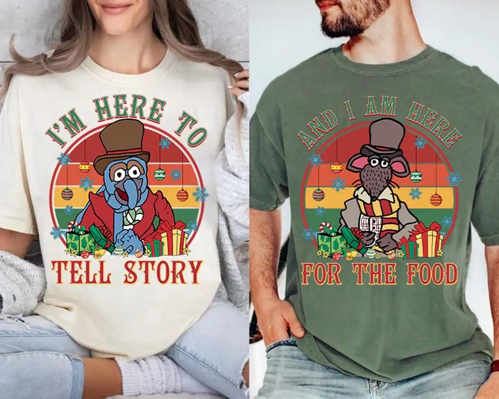 Disneyland The Muppets Christmas Carol Shirt Gonzo And Rizzo Christmas Shirts Christmas Couple Shirt Disneyland Matching Xmas Tee Xmas Gift