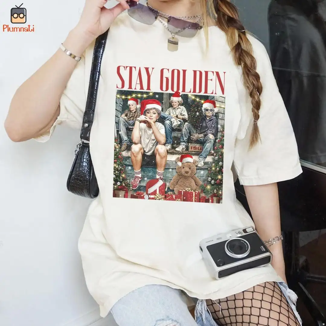 Golden Girls Ugly Christmas Sweatshirt, Stay Golden Sweatshirt, May All Your Christmas Shirt, The Golden Girls, Christmas Vacation Shirt