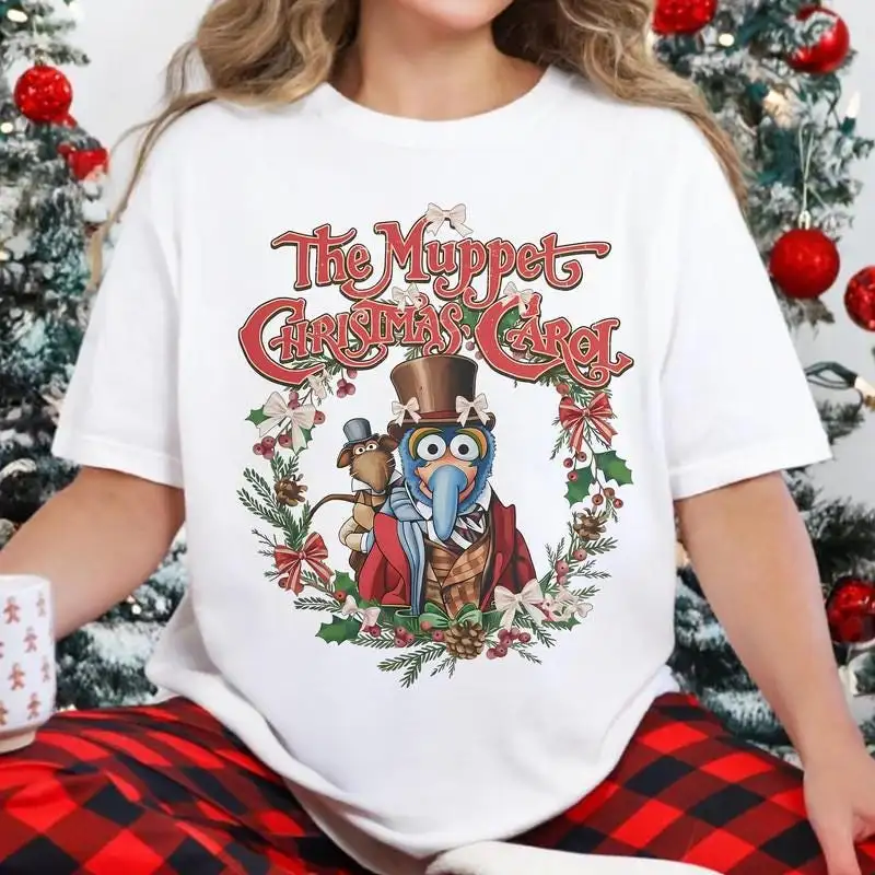 The Muppet Christmas Carol Gonzo and Rizzo Shirt, Xmas Movie Shirt 00, Light The Lamp Not The Rat Shirt, Family Magic Kingdom Trip Gift
