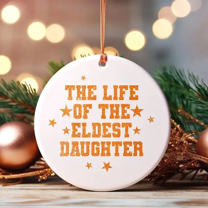 Eldest The Life of The Daughter Ornament In My Showgirl Era Ornament The Life of The Eldest Daughter Ornament Country Music Album 2025 02
