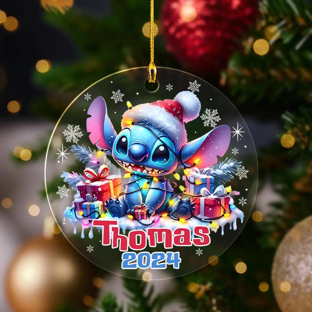 Personalized Stitch Christmas Shirt for Disney Fans