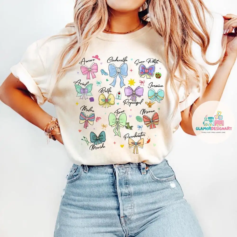 Disney Princess Watercolor Shirt for Girls Trip