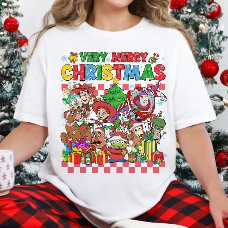 Disneyland Toy Story Very Merry Christmas Shirt Toy Story Woody Christmas Party Shirt Disneyland Christmas Shirt Xmas Family Group Shirt 01