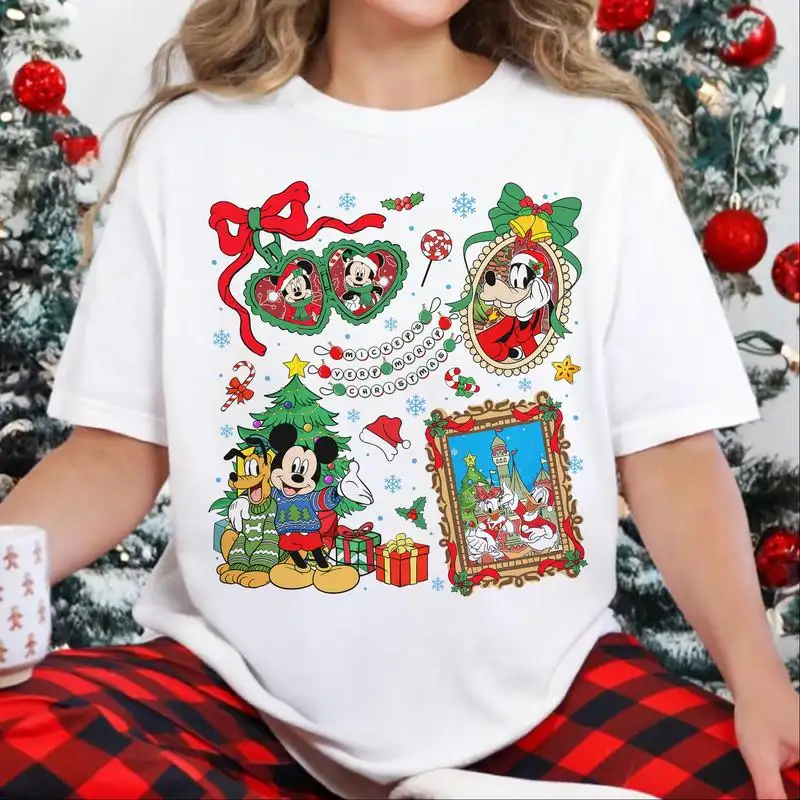 Disneyland Mickey's Very Merry Christmas Shirt, Disneyland Xmas Holiday Shirt, Disneyland Christmas Tee, Family Matching Christmas Shirt 04