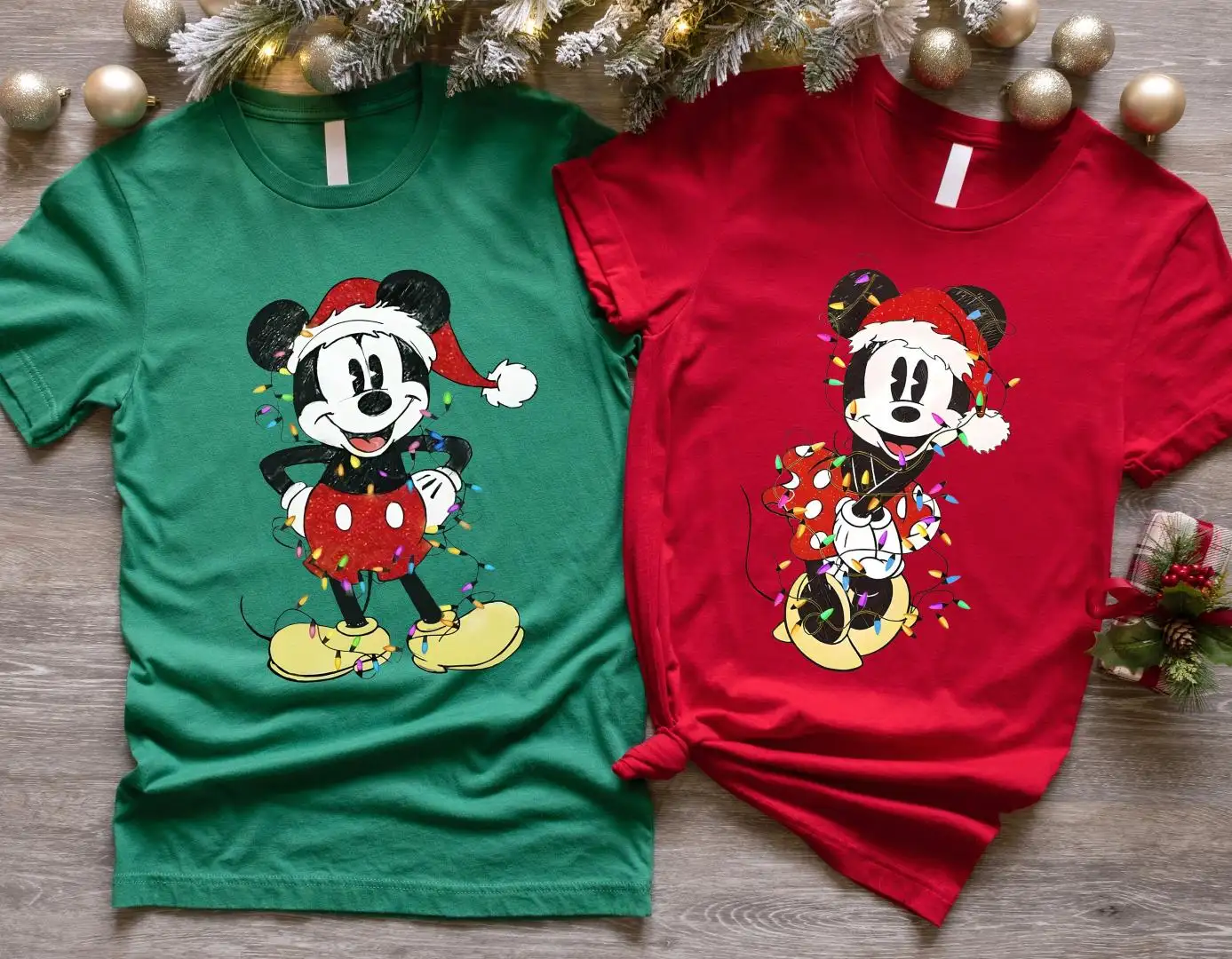Disney Mickey Minnie Christmas Shirt, Christmas Family Shirt, Custom Disney Family Christmas Shirt, Disneyland Christmas, Mickey Christmas
