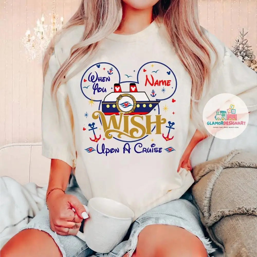 Disney Wish Cruise Family Vacation Shirt