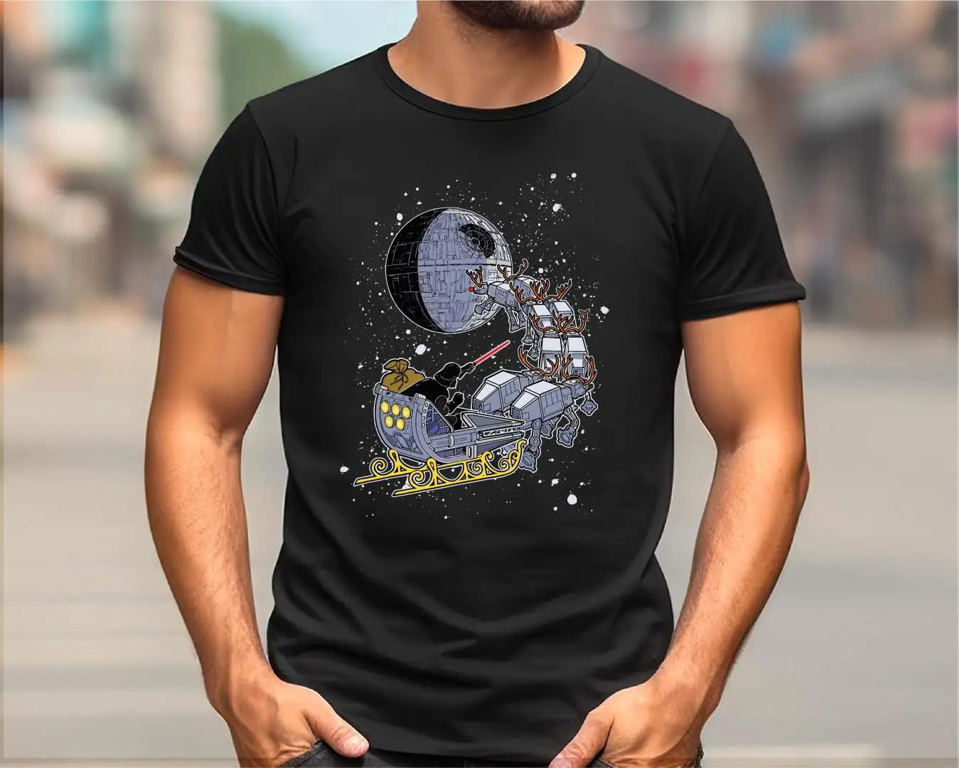 Star Wars Santa Shirt, Galaxy Edge Christmas T-Shirt, Darth Vader Holiday Shirt, Star Wars Xmas Shirt