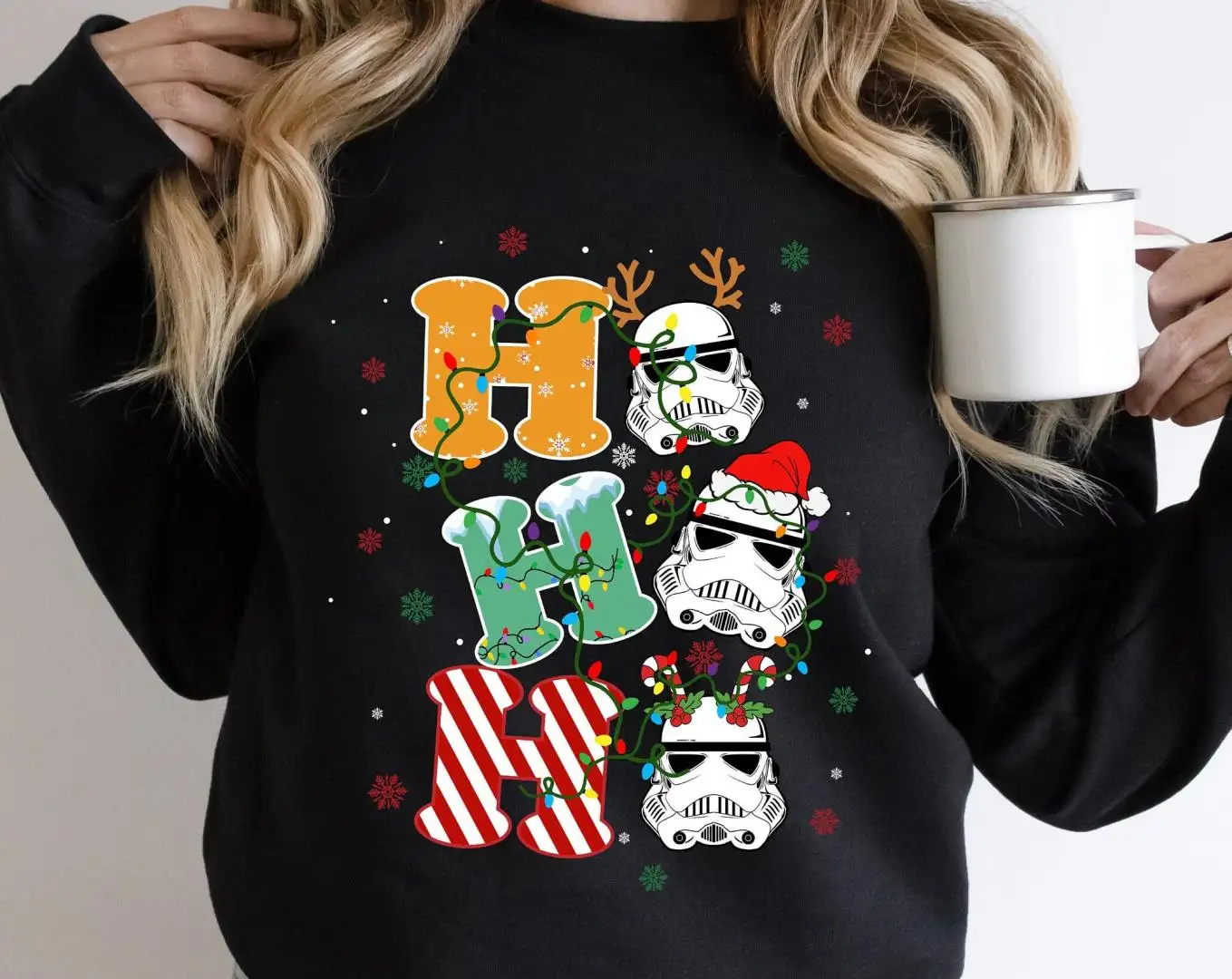Storm Trooper Christmas Lights Shirt, Star Wars Shirt, Disney Star Wars Storm Trooper Shirt, Darth Vader Shirt, Christmas Star Wars