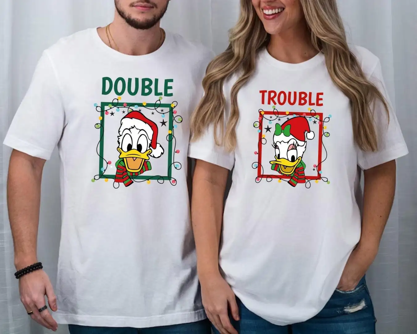 Mickey And Friends Christmas Tree Shirt, Disney Christmas Family Shirt, Mickey's Very Merry Christmas Shirt, Disney Double Trouble Shirt