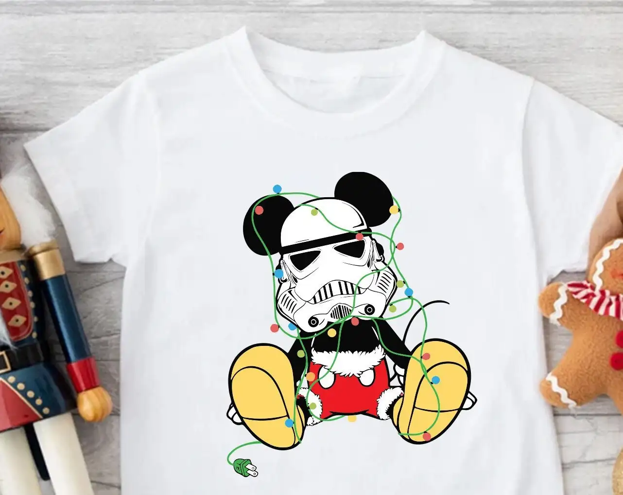 Storm Trooper Mickey Ears Christmas Shirt, Star Wars Christmas Shirt, Merry Christmas Tee, Disney Christmas Shirt