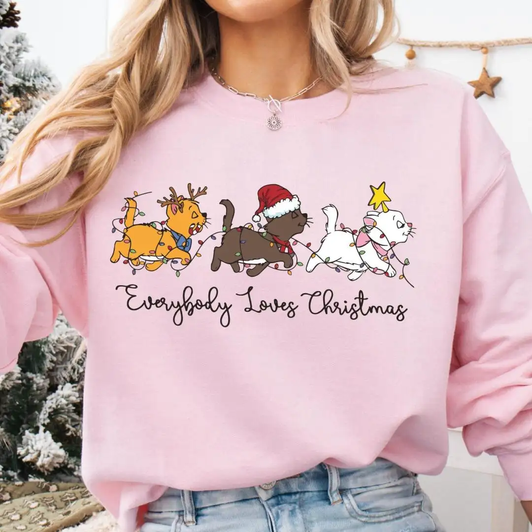 Aristocats Christmas Shirt, Disneyland Marie Cat Shirt, Christmas Besties Shirt, Aristocats Matching Shirt, Disney Christmas Cat Shirt