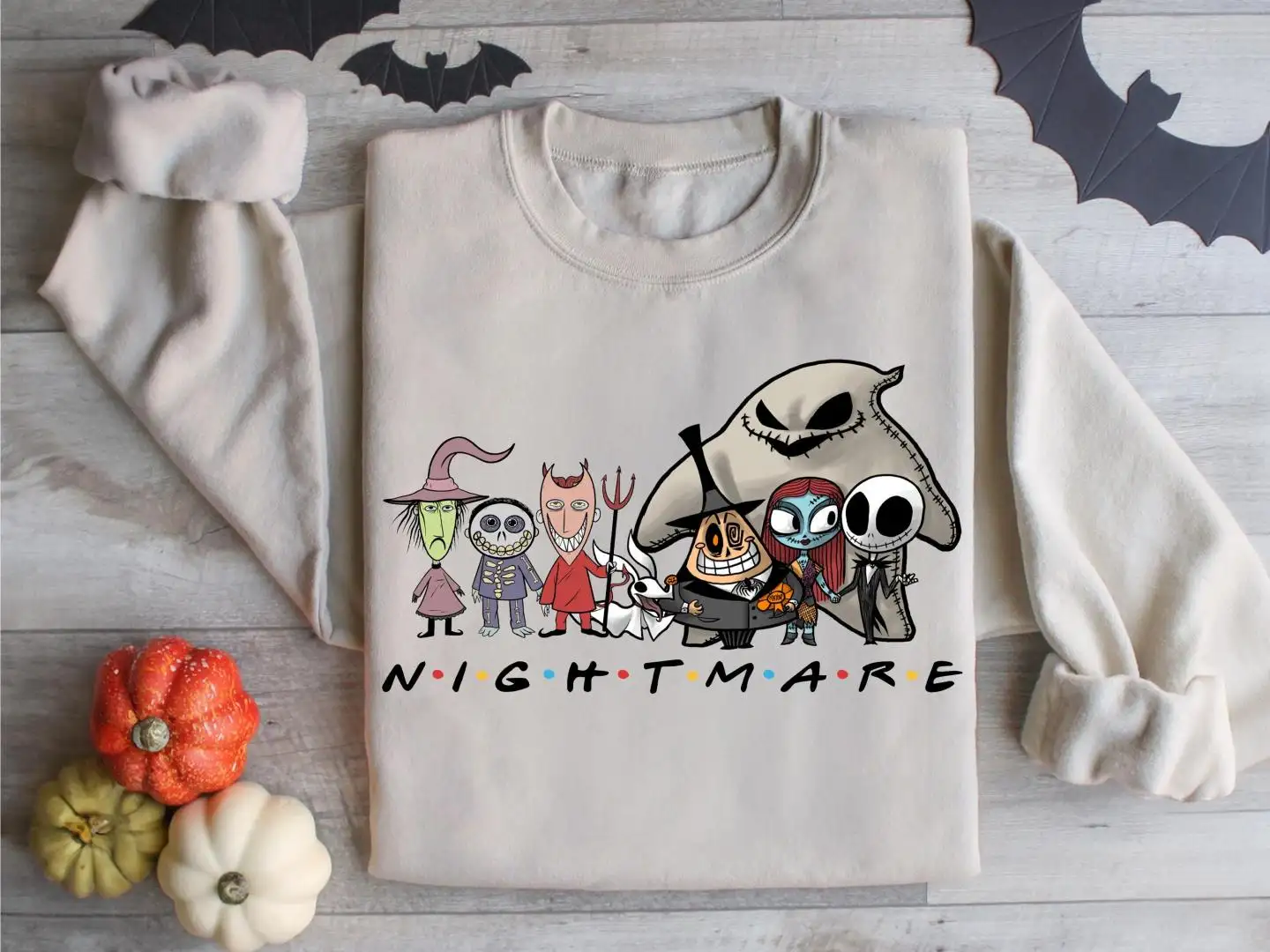 Disney Nightmare Shirt, Spooky Season Hoodie, The Nightmare Before Christmas Tee, Disneyland Halloween Trip Sweatshirt