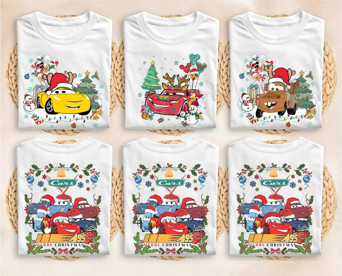 Disney Cars Merry Christmas Shirt, Kids Disney Christmas Shirt, Disneyland Lightning McQueen Christmas Shirt, Tow Mater Christmas Shirt