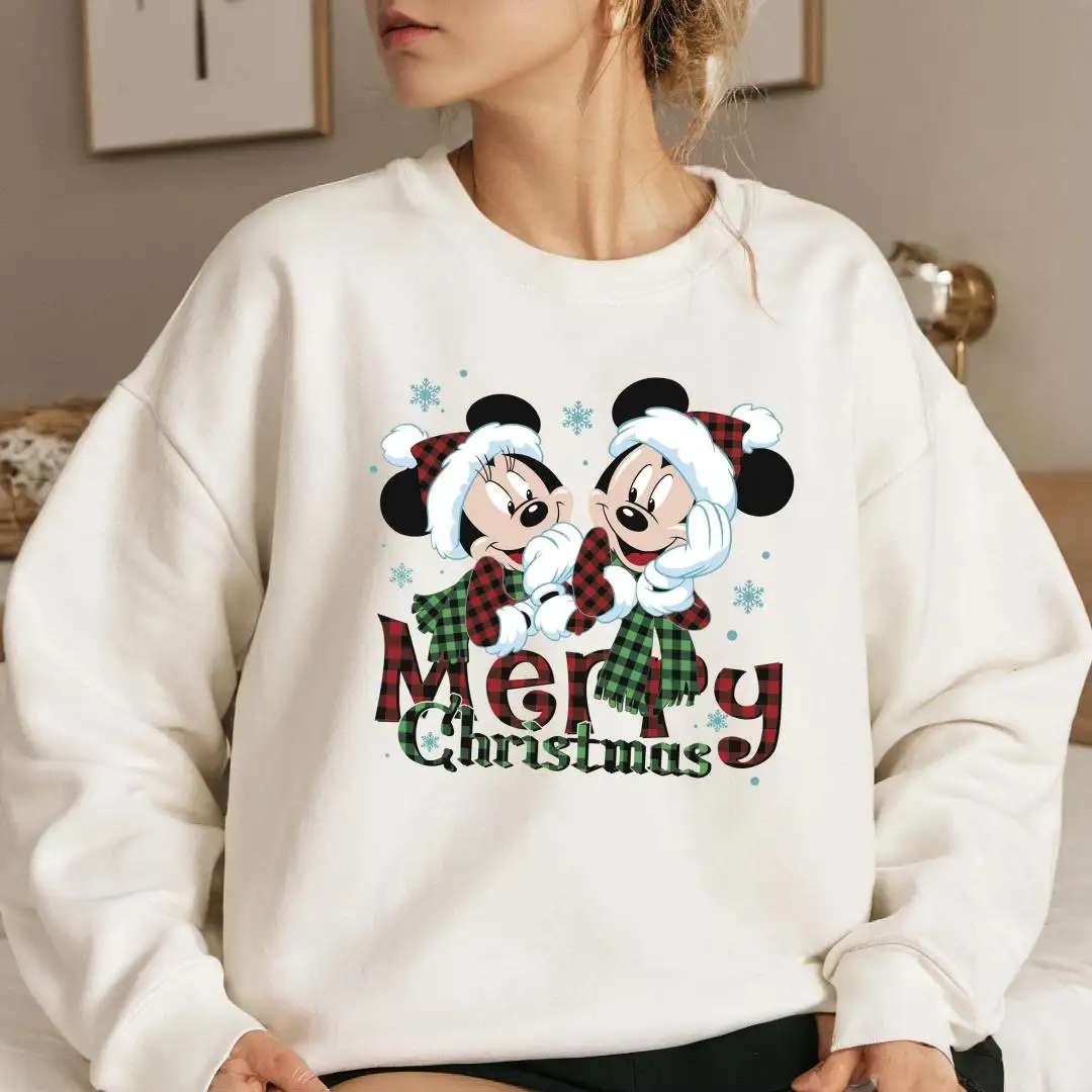 Disney Mickey Minnie Christmas Shirt, Disneyland Christmas, Mickey Christmas, Custom Disney Family Christmas Shirt, Christmas Family Shirt
