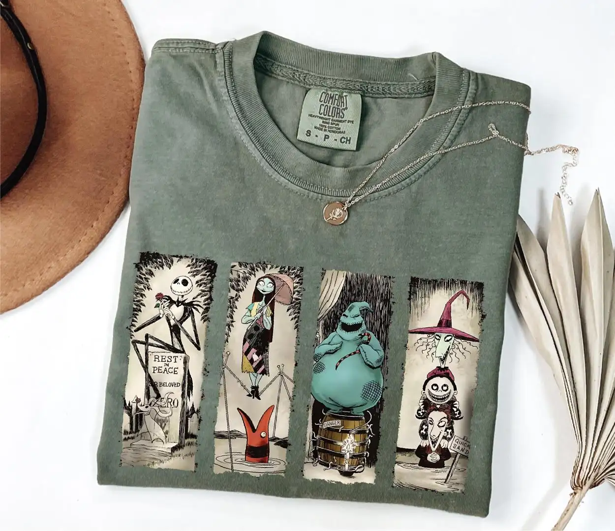 Comfort Colors® The Nightmare Before Christmas Shirt, Halloween Boogieman Shirt, Scary Halloween, Jack Sally Zero Tee, Boogie's Boys Shirt