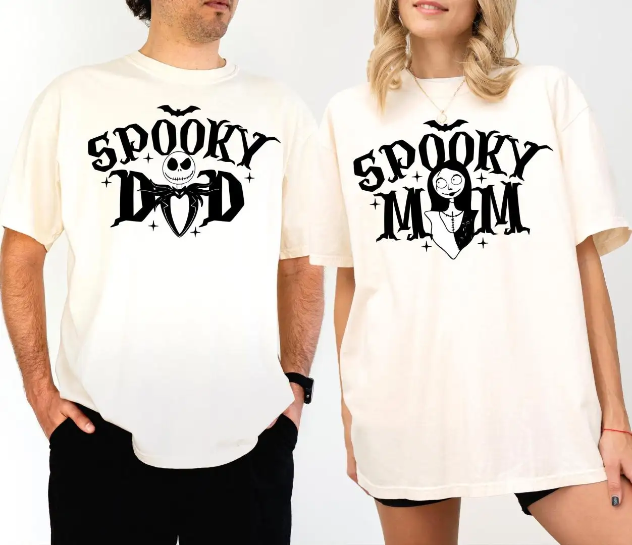 The Nightmare Before Christmas Spooky Family Shirt, Halloween 1st Birthday Shirt, Sally Spooky Mom Sweatshirt, Jack Spooky Dad Shirt