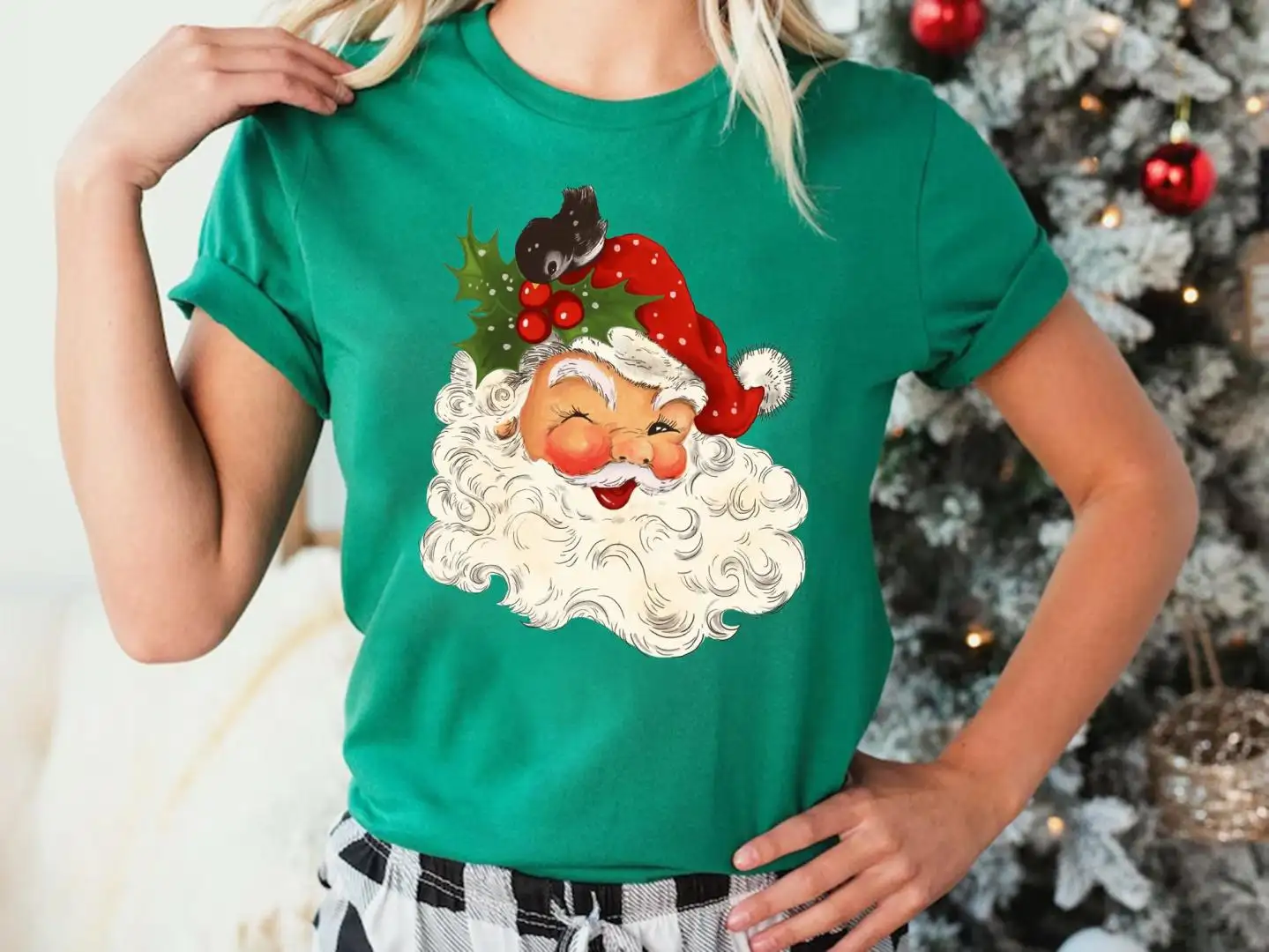 Christmas Santa Head Sweatshirt, Retro Santa Shirt, Merry Xmas Tee, Santa Claus Shirt, Classic Christmas Sweatshirt, Ho Ho Ho Santa Shirt