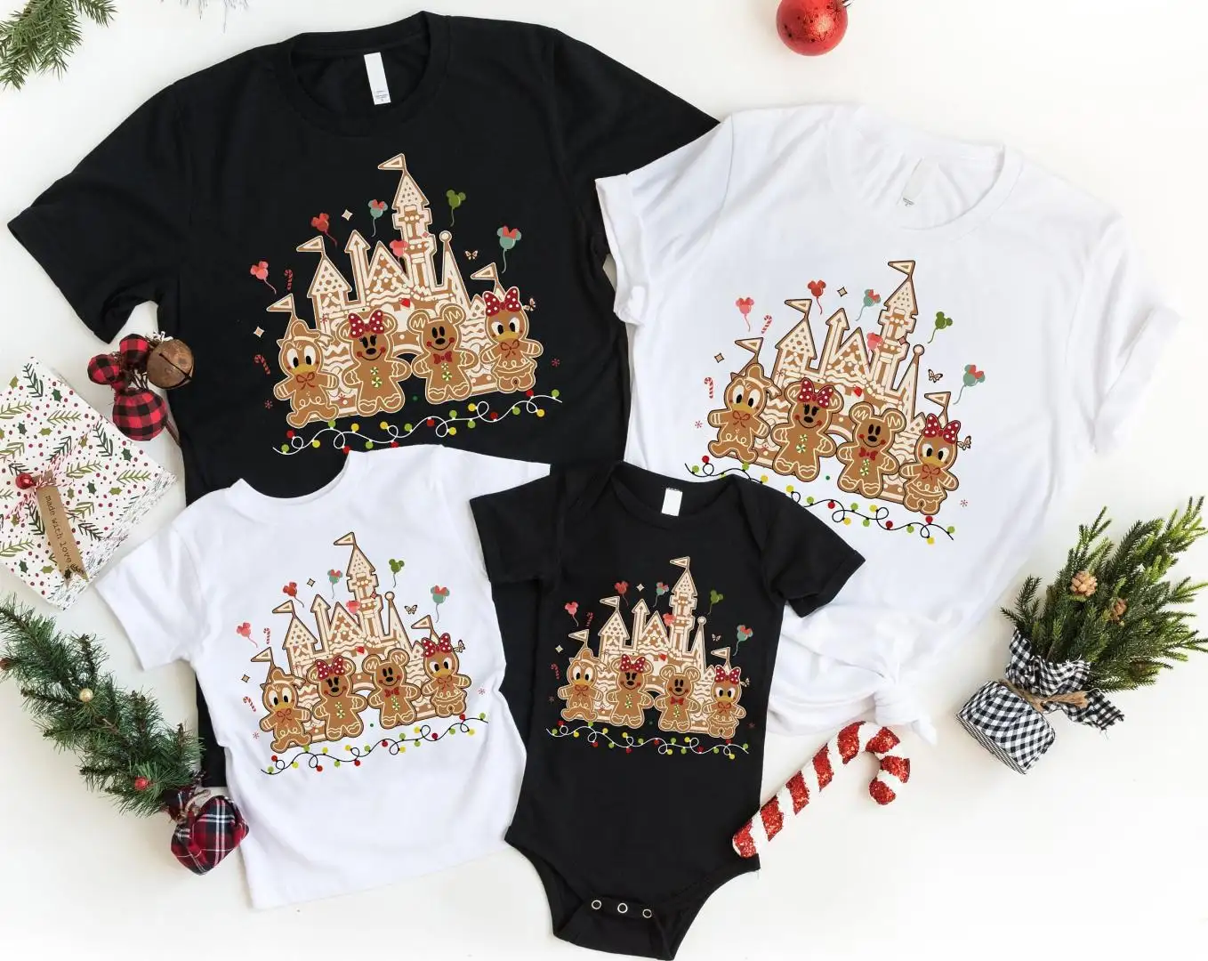 Disney Gingerbread Shirt, Disneyland Trip Christmas Tee, Disney Gingerbread Castle Christmas Shirt, Disney Mickey Snacks Cookie Shirt