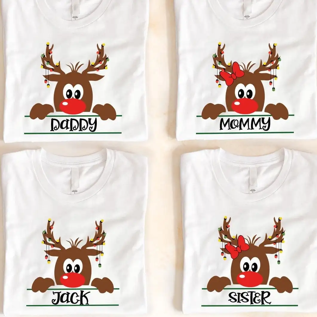 Custom Family Christmas Shirt, Custom Christmas Party Group Shirts, Personalized Christmas Family Sweatshirt