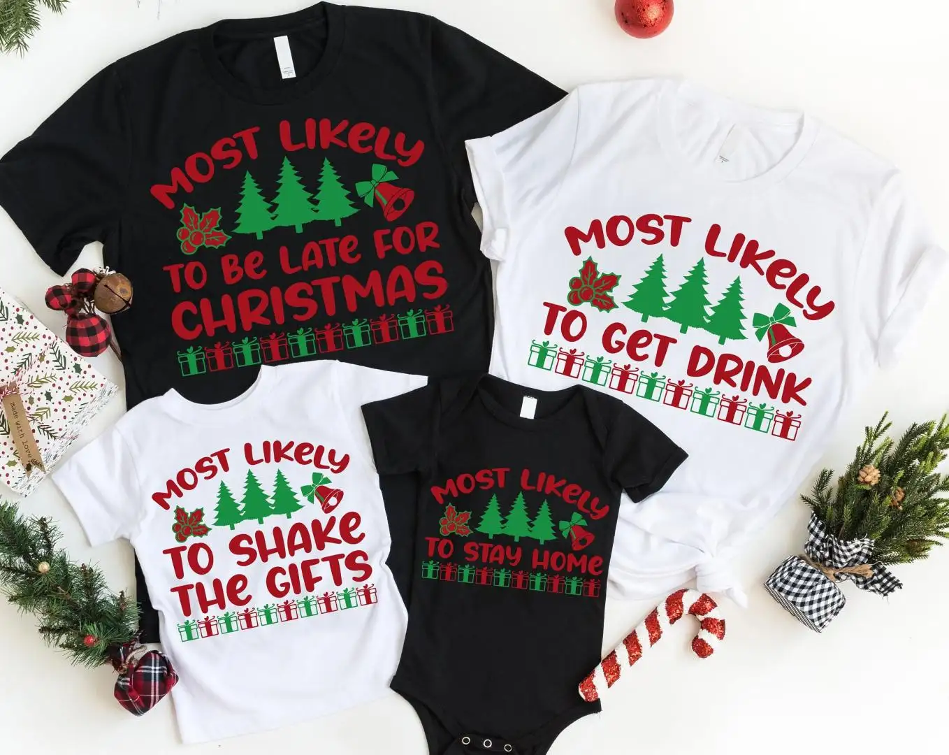 Most Likely to Christmas Family Matching Shirt, Funny Xmas Tee, Christmas Matching Sweatshirt, Christmas Group Shirt, Christmas Party Shirt