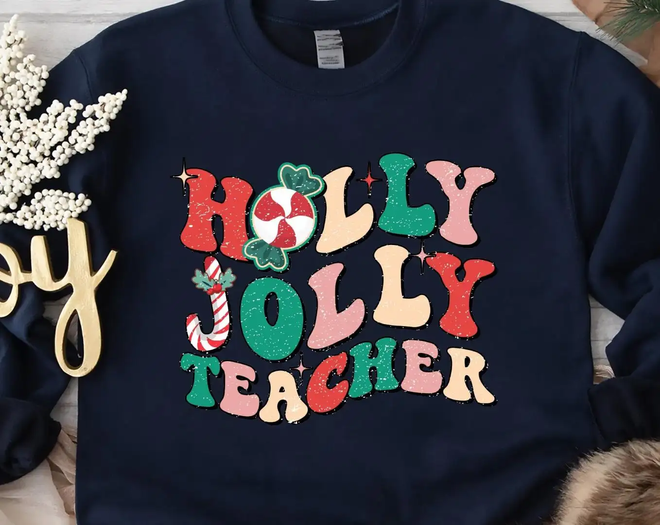 Teacher Christmas Sweatshirt, Merry Xmas Teacher, Teacher Christmas Shirt, Holiday Class Party Sweatshirt, Xmas Gift For Teacher
