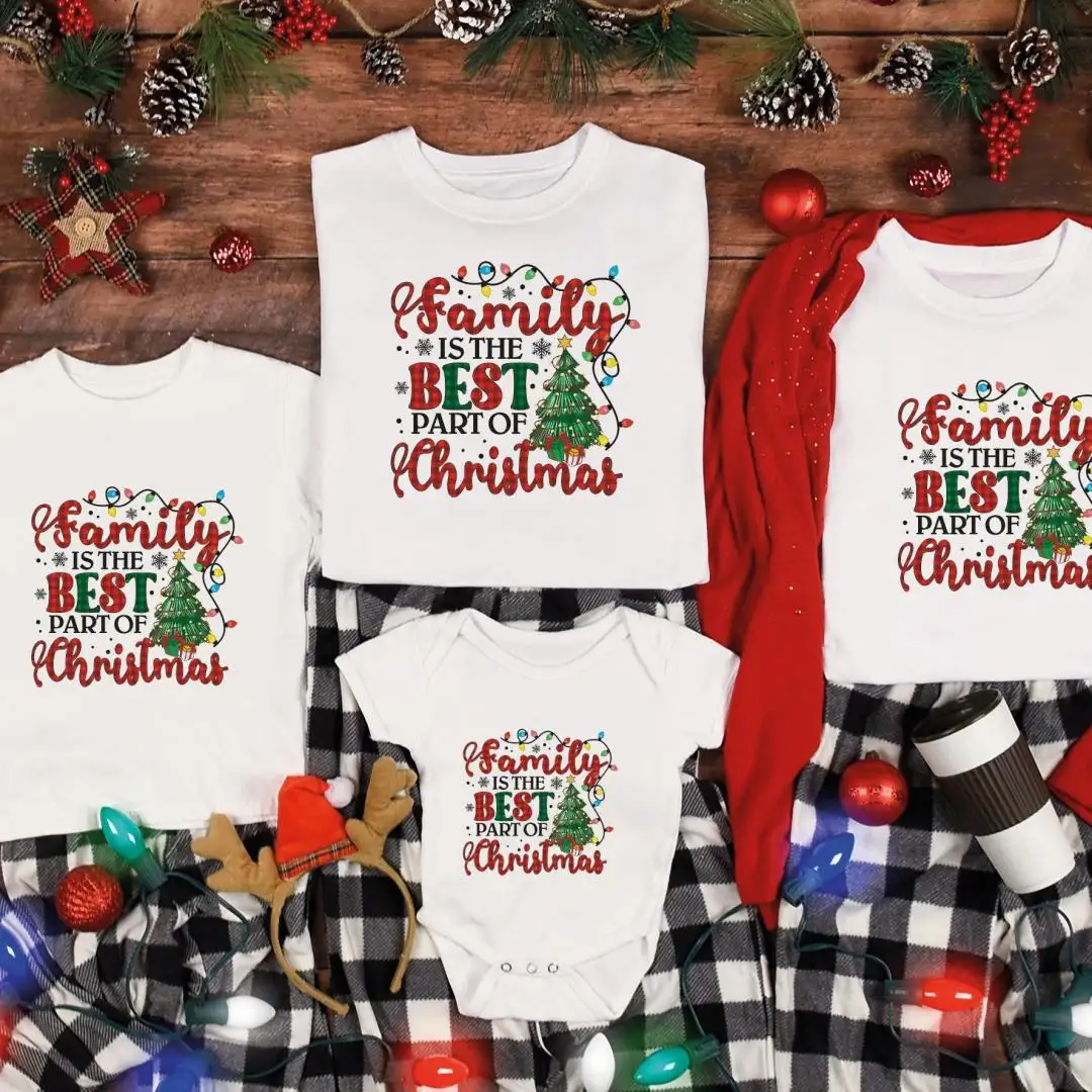 Family is the Best Part of Christmas Sweatshirt, Christmas Party Sweatshirt, Family Christmas Shirt, Custom Family Matching Tee