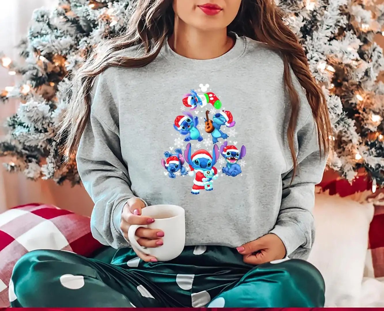 Stitch Disney Christmas Shirt, Lilo and Stitch Christmas, Disney Family Christmas Party 2025, Kids Christmas Tee, Disneyland Christmas Shirt