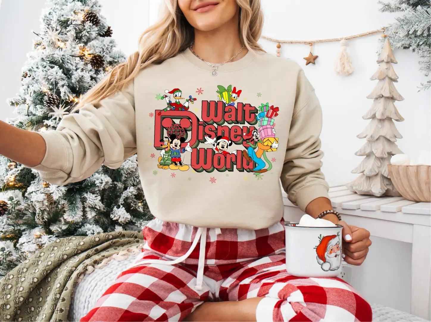 Disney Mickey Minnie Christmas Sweatshirt, Christmas Family Shirt, Walt Disney World Christmas Shirt, Disneyland Christmas Tee