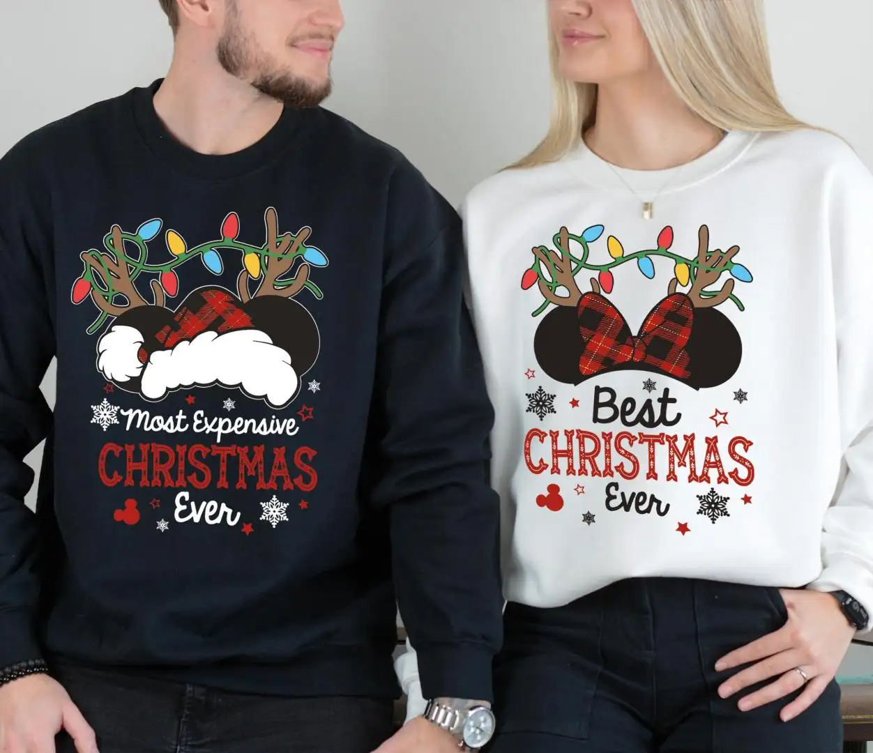 Best Christmas Ever Sweatshirt, Matching family Christmas Tee, Mickey Minnie Christmas Party Sweatshirt, Most Expensive Christmas Ever Shirt