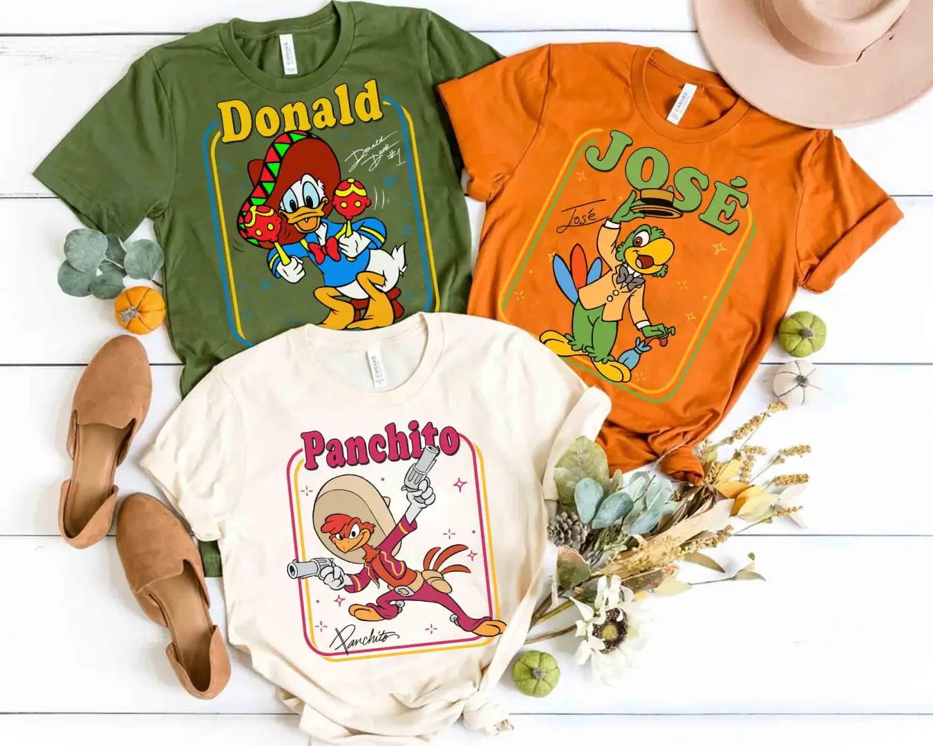 Disney Three Caballeros Family Matching Shirt