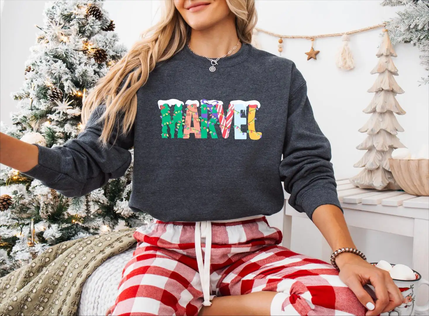 Christmas Marvel Shirt, Magic Kingdom Vacation Trip Tee, Disney Marvel Sweatshirt, Very Merry Christmas Hoodie, Winter Season Shirt