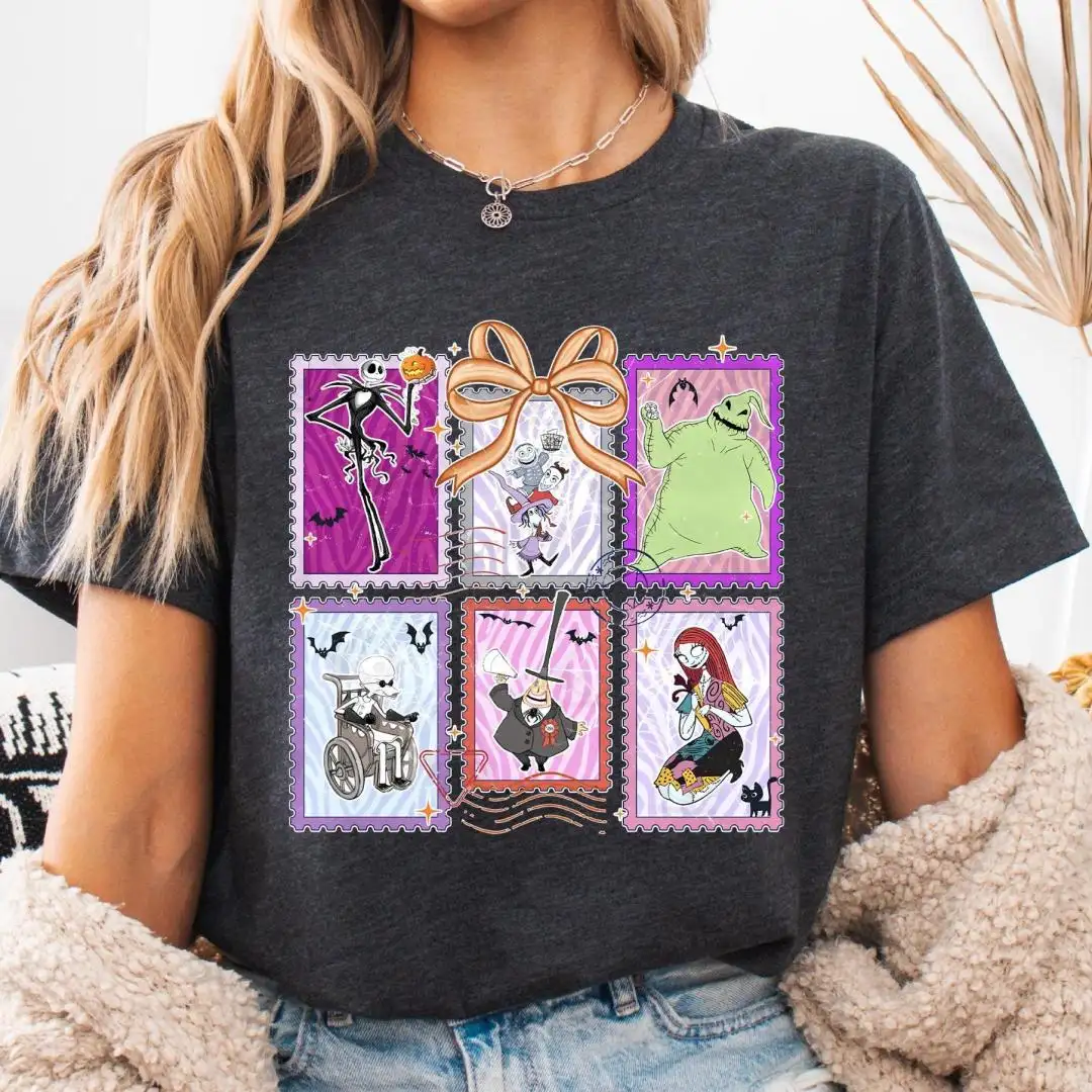 Coquette The Nightmare Before Christmas Shirt, MNSSHP Shirt, Jack Skellington Spooky Sweatshirt, Oogie Boogie Tee, Spooky Sally Shirt