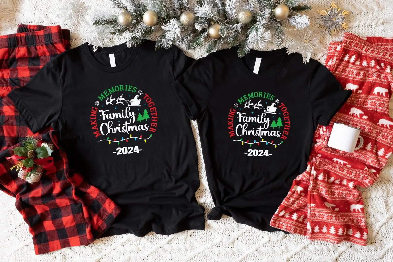 Family Christmas 2025 Making Memories Together Shirts, Making Memories Christmas Family Shirt, Custom Family Christmas Tshirt, Christmas Tee