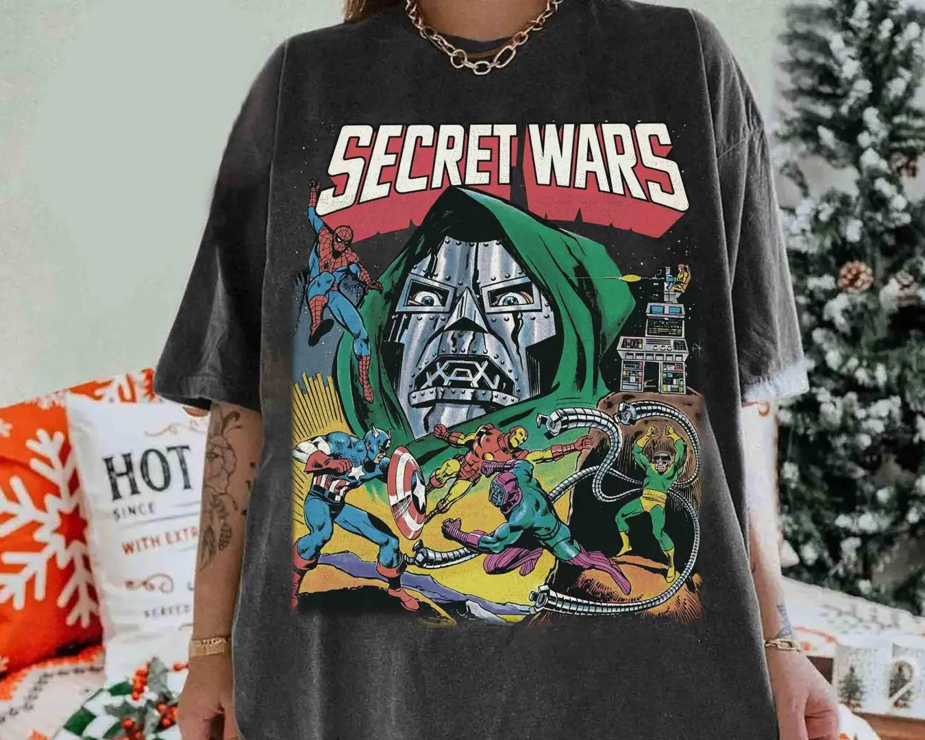 Vintage Avengers Secret Wars Comic Book Shirt